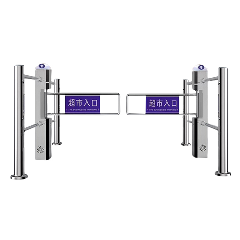 智能化出入口管理新体验 zkat/兆控超市摆闸感应门与单向进出口机